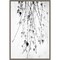 Hanging (Branches) by Rebecca Cozart 16-in. W x 23-in. H. Canvas Wall Art Print Framed in Grey